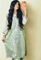 Urban Cut Embroidered Chiffon 2-Piece Suit | Chiffon Shirt & Viscose Trouser