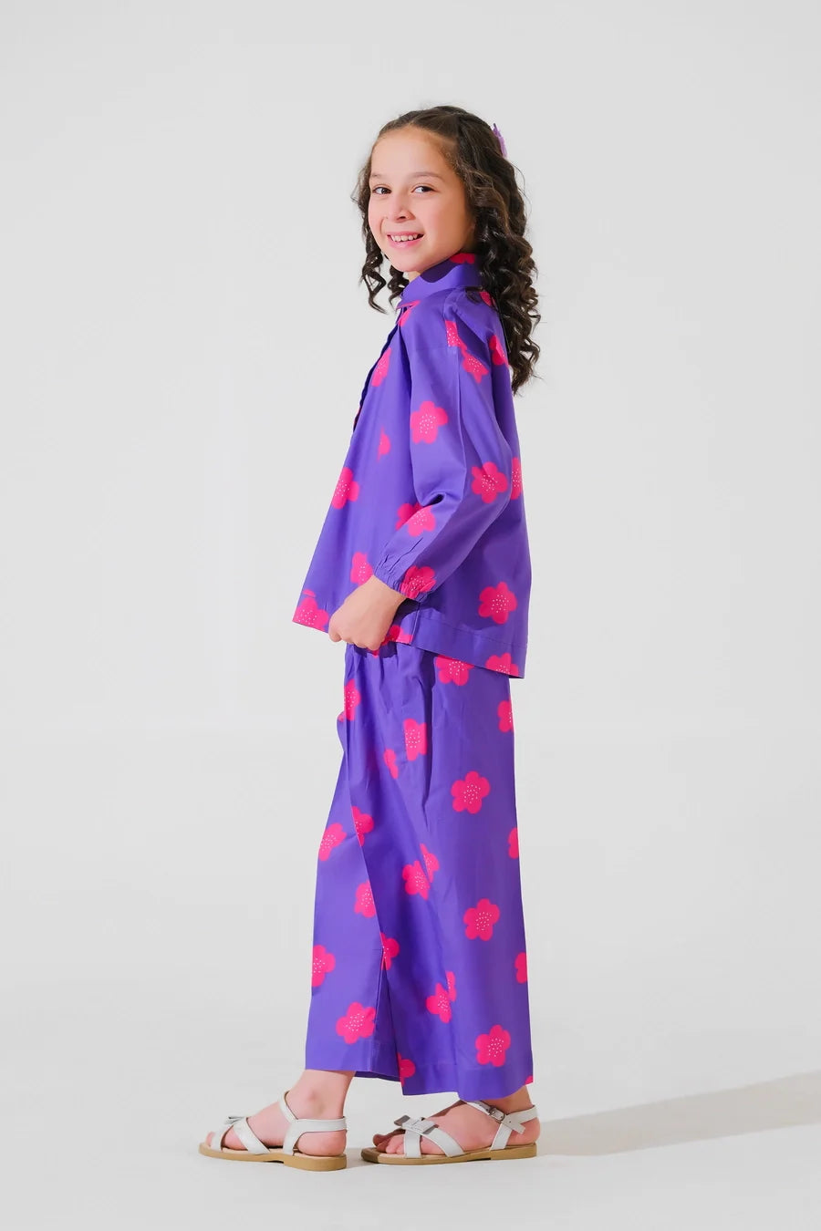 Dhaga Stitched 2 Piece Premium Cambric Kids Collection'2025-Bubblegum