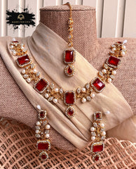 Made For Her-Celeste Shine Necklace Set - KSH1100