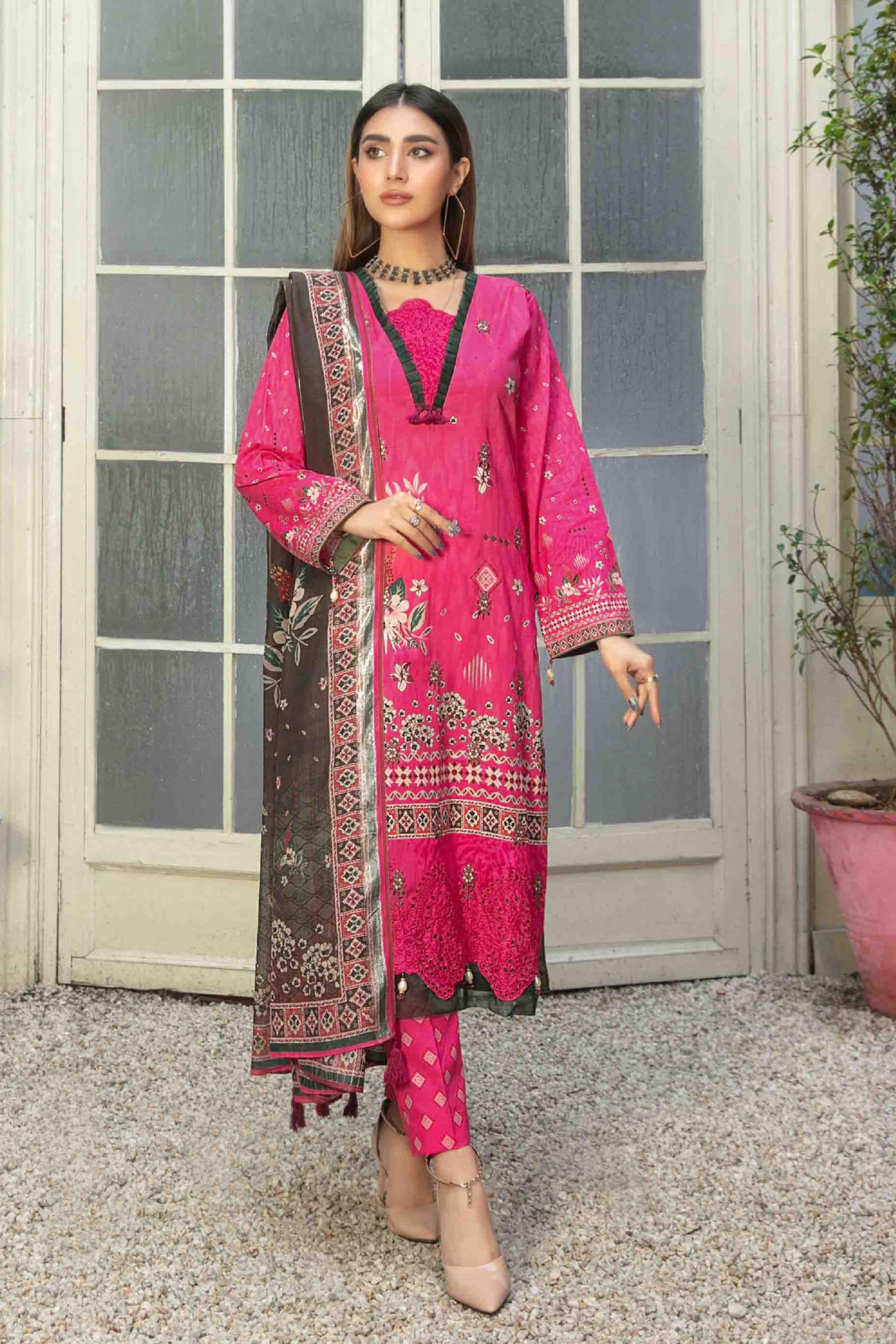 Dastak by Tawakkal Unsitched 3 Piece Lawn Collection'2023-D-8843