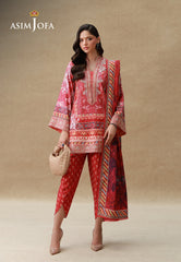 Silk Grandeur By Asim Jofa Unstitched 3 Piece Winter Suit-AJULSC-04