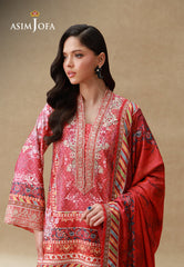 Silk Grandeur By Asim Jofa Unstitched 3 Piece Winter Suit-AJULSC-04