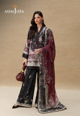 Silk Grandeur By Asim Jofa Unstitched 3 Piece Winter Suit-AJULSC-08