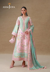 Silk Grandeur By Asim Jofa Unstitched 3 Piece Winter Suit-AJULSC-03
