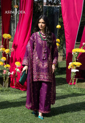 Asim Jofa Unstitched 3 Piece Luxury Lawn Suit-AJULW-07 Embroidered Lawn Unstitched 3 Pcs