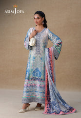 Silk Grandeur By Asim Jofa Unstitched 3 Piece Winter Suit-AJULSC-06