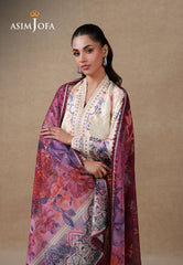 Silk Grandeur By Asim Jofa Unstitched 3 Piece Winter Suit-AJULSC-02