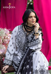 Asim Jofa Unstitched 3 Piece Luxury Lawn Suit-AJULW-04 Embroidered Lawn Unstitched 3 Pcs