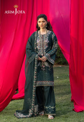 Asim Jofa Unstitched 3 Piece Luxury Lawn Suit-AJULW-06 Embroidered Lawn Unstitched 3 Pcs
