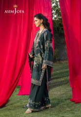 Asim Jofa Unstitched 3 Piece Luxury Lawn Suit-AJULW-06 Embroidered Lawn Unstitched 3 Pcs