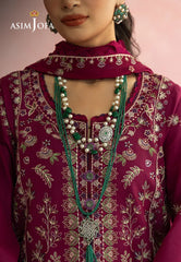 Asim Jofa Unstitched 3 Piece Luxury Lawn Suit-AJULW-02 Embroidered Lawn Unstitched 3 Pcs