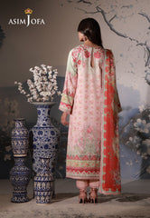 Asim Jofa Unstitched 3 Piece Charmeuse Silk Edit Suit-AJCS-10