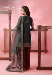 Asim Jofa Unstitched 3 Piece Formals Festive Wear Suit-AJUFC-26