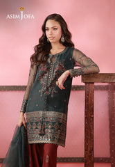 Asim Jofa Unstitched 3 Piece Formals Festive Wear Suit-AJUFC-26