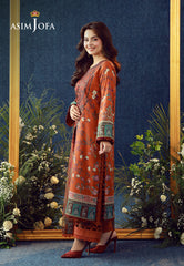 Aj Prints By Asim Jofa Unstitched 3 Piece Emb Cambric Suit-AJUBEP-04