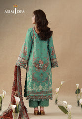 Aj Prints By Asim Jofa Unstitched 3 Piece Emb Cambric Suit-AJUBEP-05