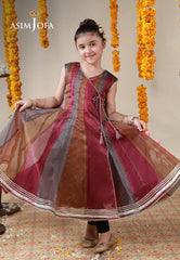 Asim Jofa Stitched Luxury Formals Kids Suit-AJKL-05