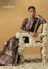 Asim Jofa Unstitched 3 Piece Wedding Festive Collection'2026-AJULN-17