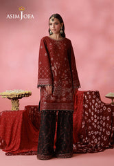 Asim Jofa Unstitched 2 Piece Formals Festive Wear Suit-AJUFC-12