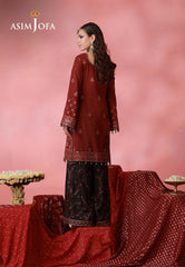 Asim Jofa Unstitched 2 Piece Formals Festive Wear Suit-AJUFC-12