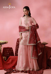 Asim Jofa Unstitched 3 Piece Formals Festive Wear Suit-AJUFC-21
