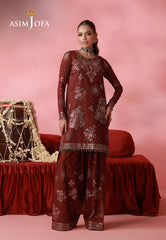 Asim Jofa Unstitched 2 Piece Formals Festive Wear Suit-AJUFC-19