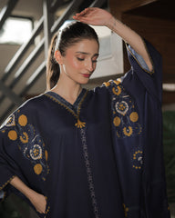Everywear by Qariney Stitched 2 Piece Collection'2025-Indigo Kaftaan
