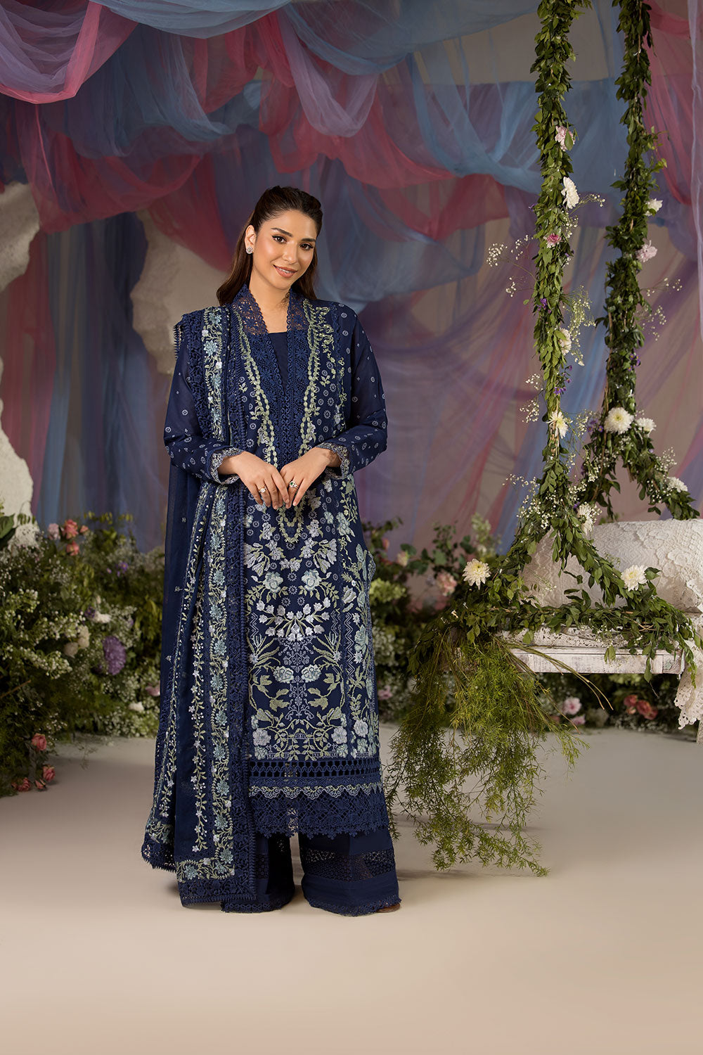 Sobia Nazir Unstitched 3 Piece Luxury Lawn Collection-D-08-A