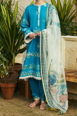 Coco by Zara Shahjahan Unstitched 3 Piece Lawn Collection'2024-08-B-Zoya