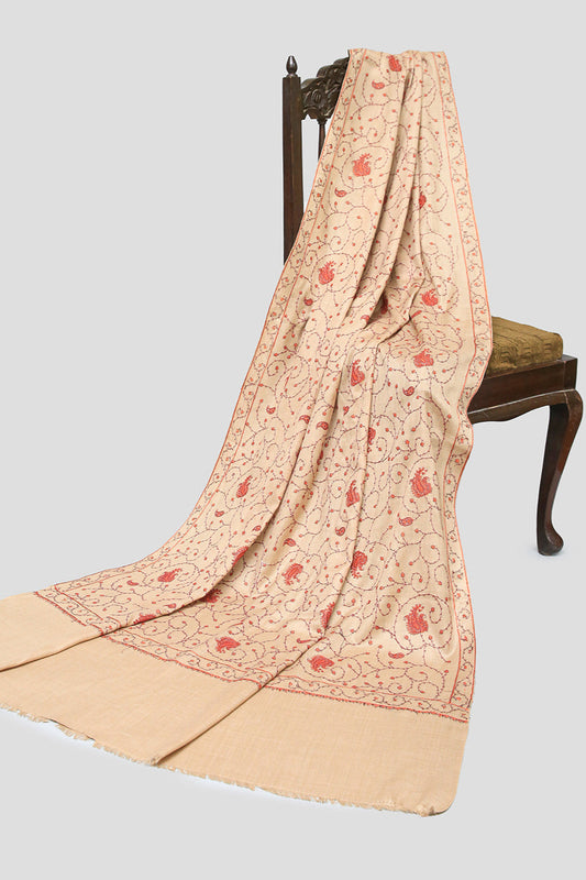 Ayla Studio EMBROIDERED PASHMINA SHAWL - JANAAN