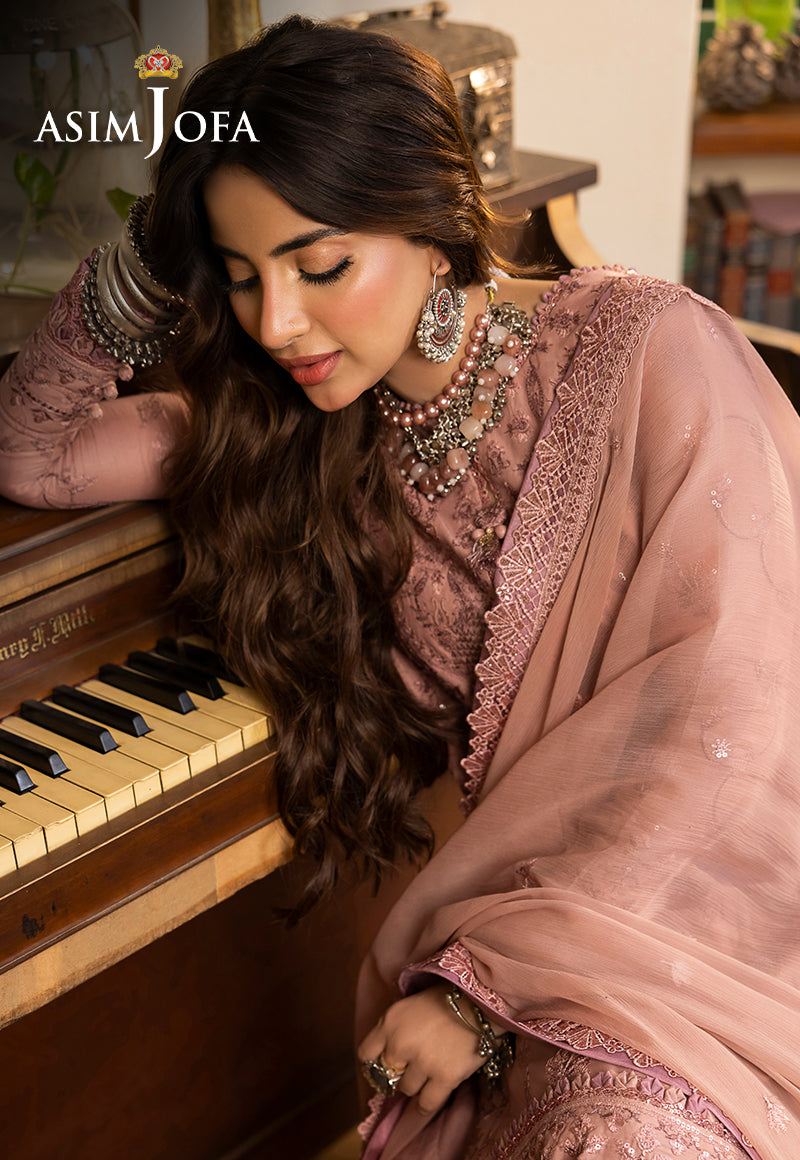 Asim Jofa Designers Limited Edition Ajswd-01 Embroidered Stitched 3 Pcs