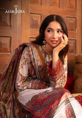 Asim Jofa Aira Summer Prints Ajar-06 Embroidered Dobby 3 Pcs