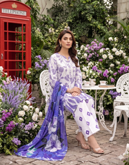 Dr Print 17 By Dr Haris Unstitched 3 Piece Lawn Suit-DPR-0159