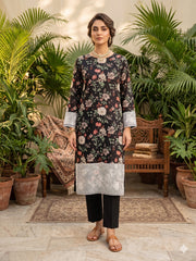 GENZ By Dr Haris Unstitched 2 Piece Lawn Suit-GEN-002