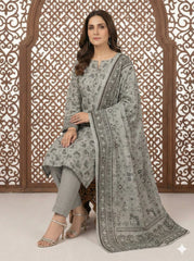 Dr Haris Unstitched 3 Piece Printed  Lawn Vol-04 Suit-DRP-036