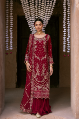 The Empress Wedding By Emaan Adeel Unstitched 3 Piece Formals Collection'2025-Rosmyn