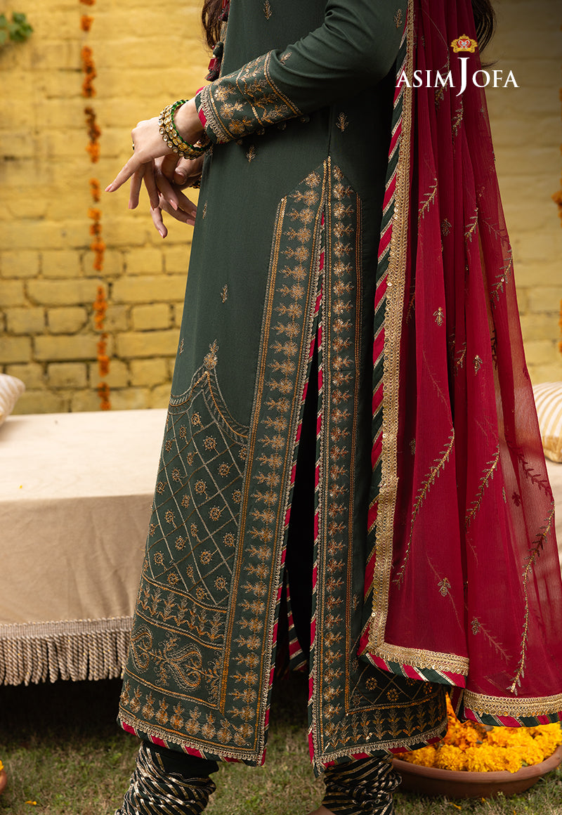 Asim Jofa Abresham '23 Ajab-16 Embroidered Lawn Silk 3 Pcs