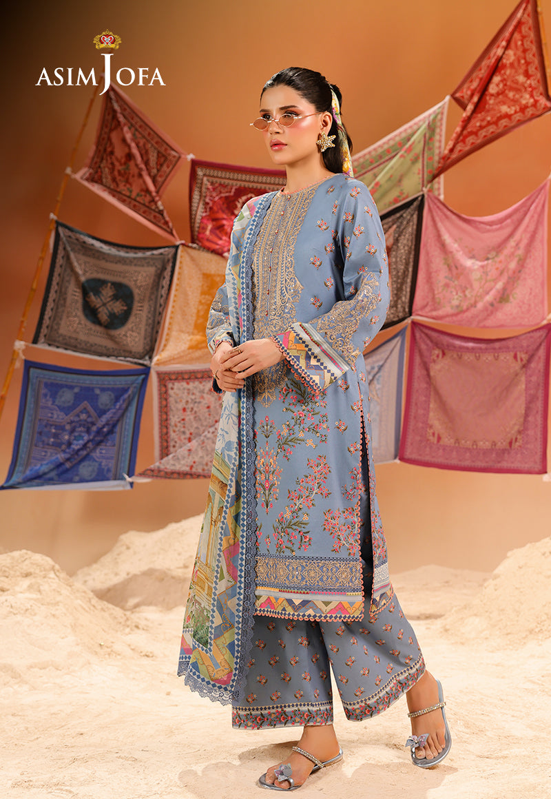 Rhapsody By Asim Jofa Unstitched 3 Piece Summer Collection'2025 Ajubu-11