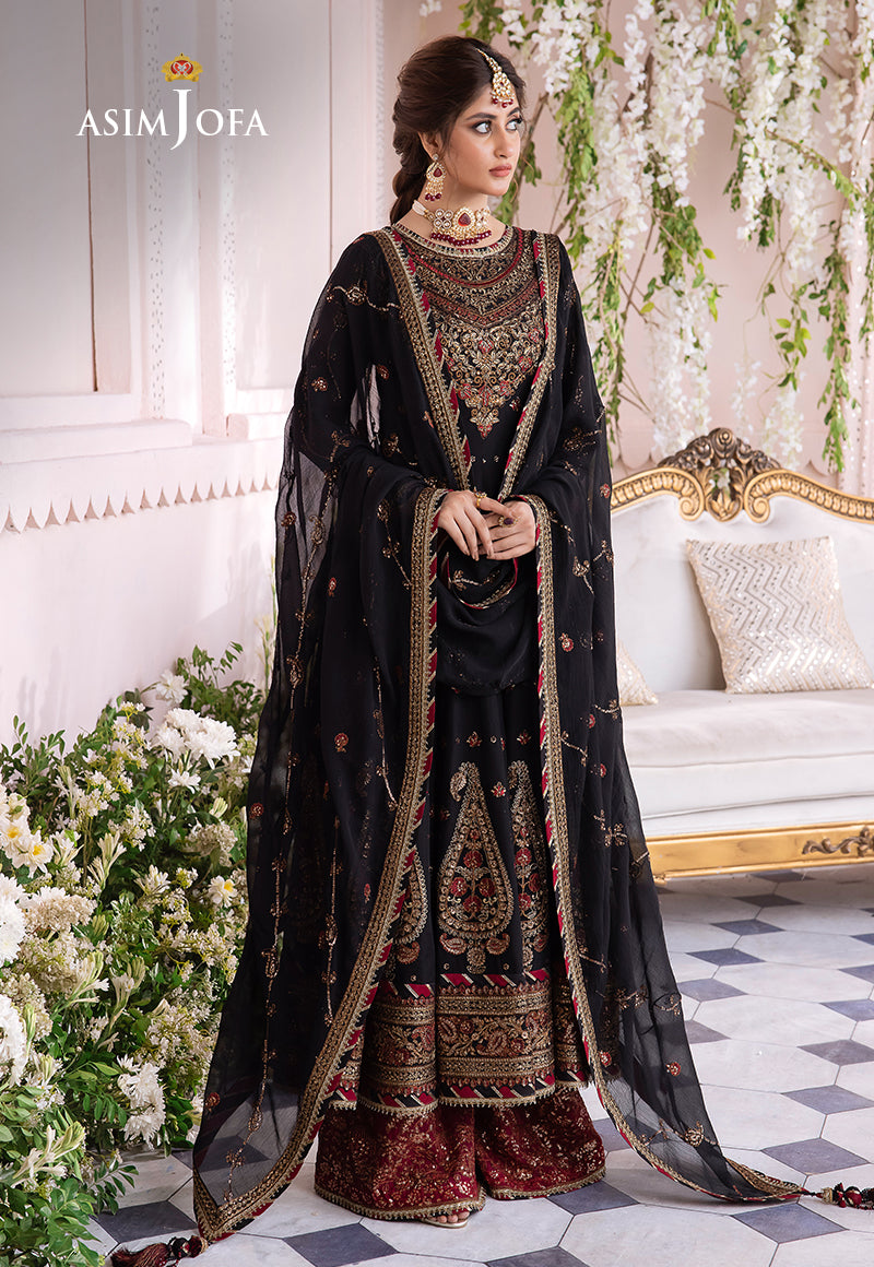 Asim Jofa Chandni '23 Ajcc-06 Designers Stitched Embroidered Chiffon 3 Pcs