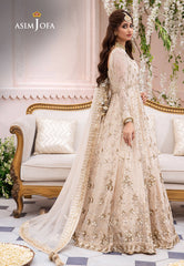 Asim Jofa Designers Limited Edition Ajccd-02 Embroidered Chiffon Stitched 3 Pcs