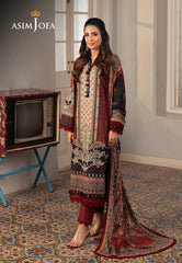 Asim Jofa Aira & Asra Pret Ajarp-26 Printed Lawn Stitched 3 Pcs