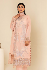 Flora By Humdum Unstitched 3 Piece Emb Lawn Collection'2024-FS-10