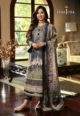 Asim Jofa Aira & Asra Winter Shawl Collection Ajaw-06 Embroidered Karandi 3 Pcs