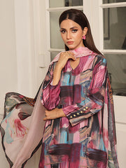 Floret By Nazmina Premium Swiss Lawn Collection'2025-Limerence (LD-08)