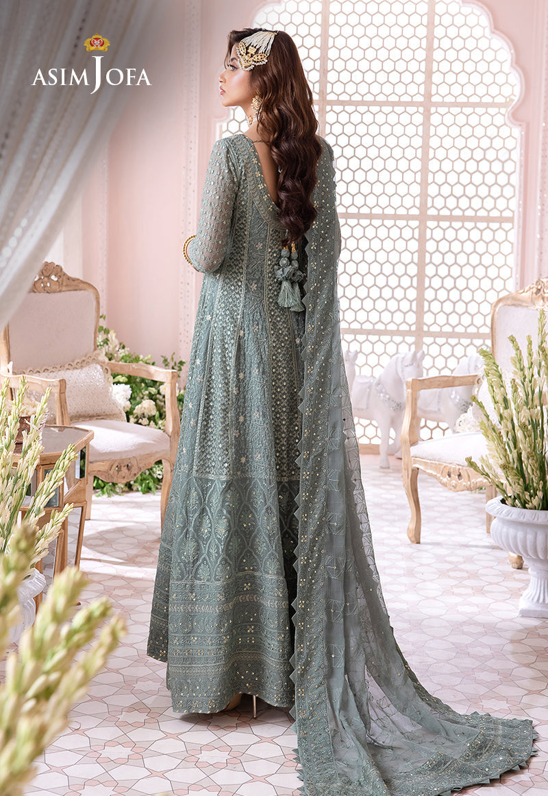 Asim Jofa Chandni '23 Ajcc-07 Designers Stitched Embroidered Chiffon 3 Pcs
