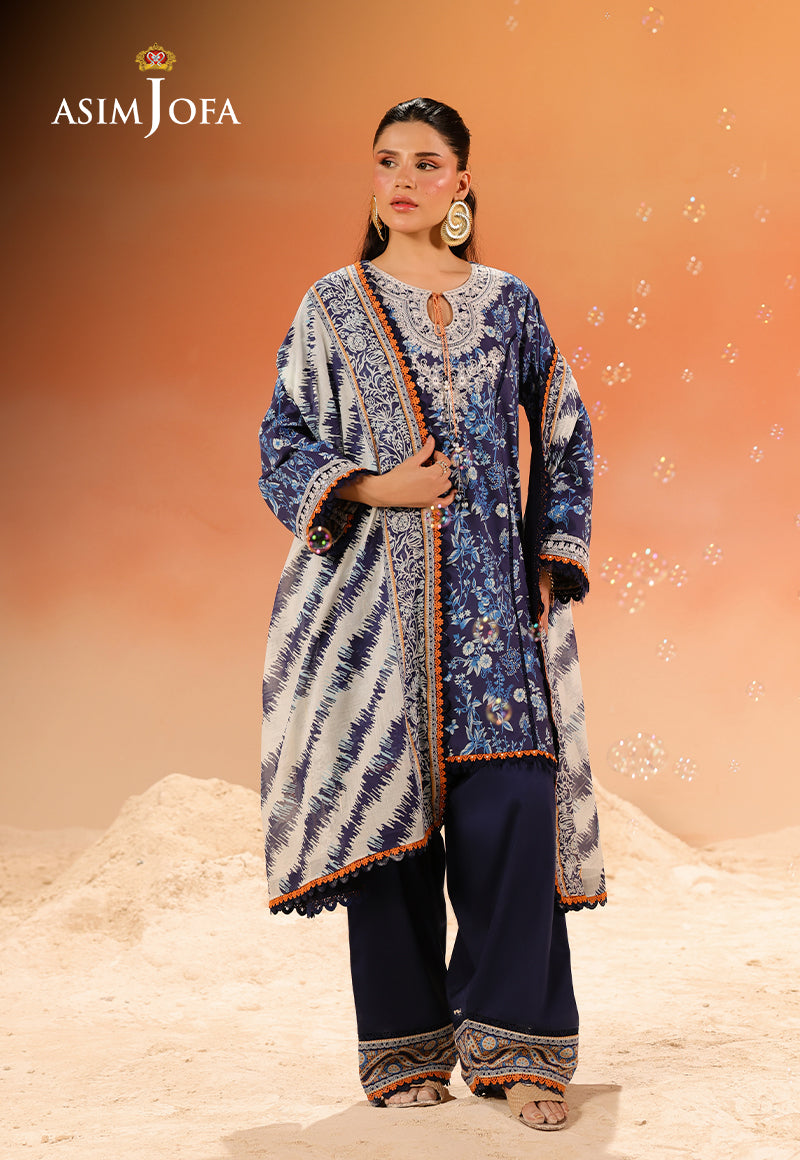 Rhapsody By Asim Jofa Unstitched 3 Piece Summer Collection'2025 Ajubu-23