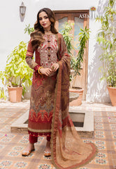 Asim Jofa Rania Pre-Winter '23 Ajrw-01 Embroidered Premium Winter Cotton 3 Pcs