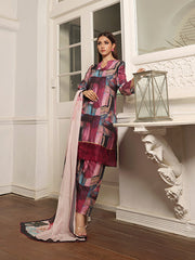 Floret By Nazmina Premium Swiss Lawn Collection'2025-Limerence (LD-08)