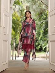 Floret By Nazmina Premium Swiss Lawn Collection'2025-Limerence (LD-08)