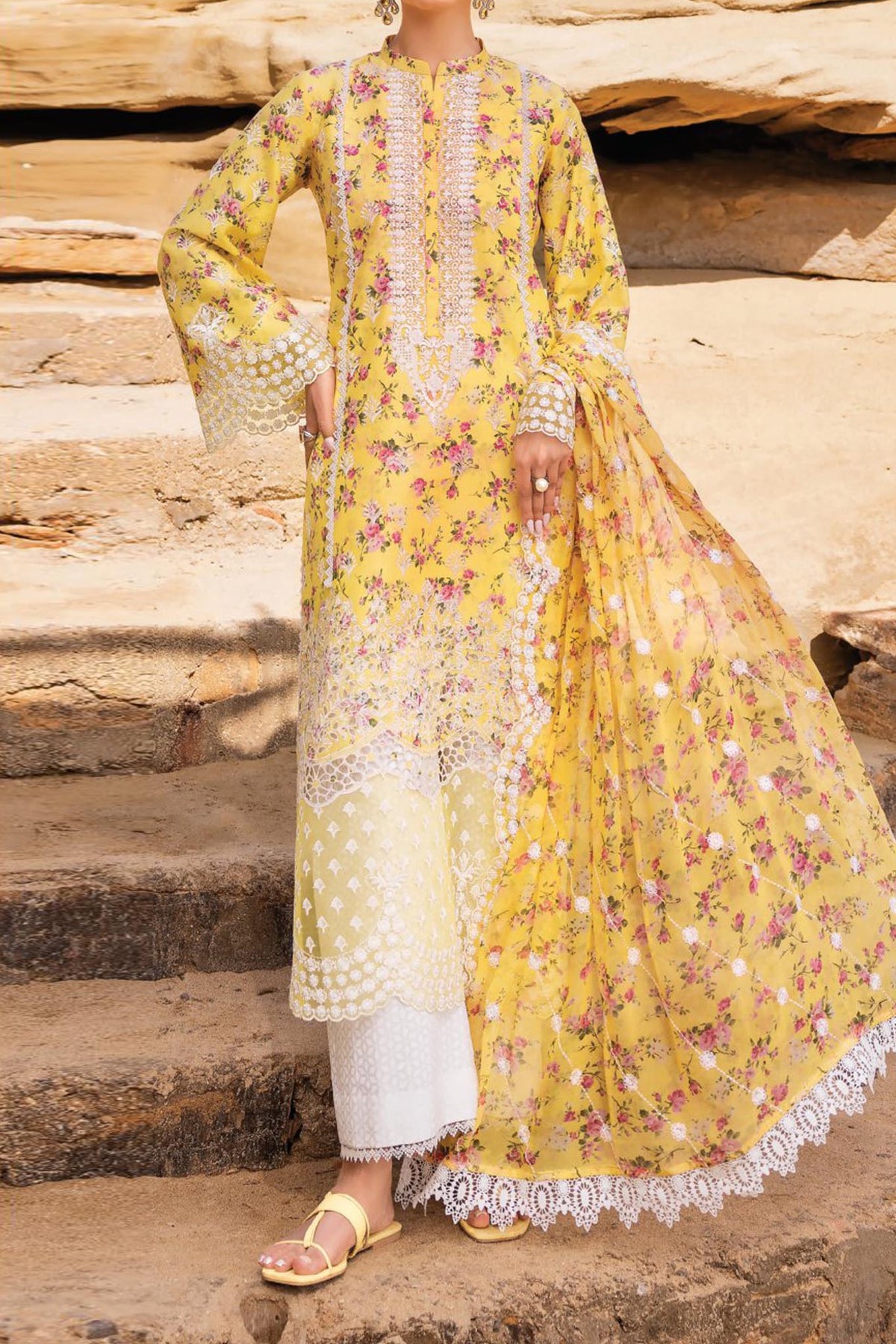 Zainab Chottani Unstitched 3 Piece Luxury Chikankari Collection'2024-09-B-Esme